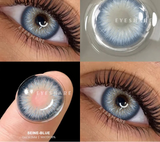 1pair Natural Color Contact Lenses for Eyes Fashion Blue Lenses Gray Pupils Brown Lenses Yearly Cosmetic Green Contacts
