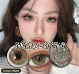 NEW 1Pair Natural Colored Contact Lenses For Eyes Beauty pupillents Grey Pupils Brown Contacts New Cosmetic Eyes Makeup