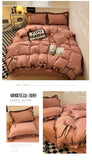 Bedclothes Lace Style Bed Sheets Set Skin-friendly Bedding Set Single Double King Duvet Cover Bed Linen Set For Girls
