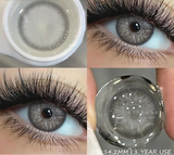 1 Pair Colored Contact Lenses for Eyes Brown Contacts Lenses Fashion Blue Lenses Yearly Gray Pupils Lens Beauty Makeup