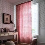 Red White Plaid Curtains Blackout Check Pattern Rod Pocket for Living Room Bedroom Christmas Decoration Semi Sheer Window Drapes