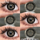 1 Pair Brown Color Contact Lenses for Eyes Big Eyes Natural Lenses Beautiful Pupils Cosmetics Gray Lens Color Women