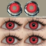1 Pair Colored Contact Lenses Cosplay Colorful Contact Red Eyes Anime Contact Green Lenses Halloween Purple Contact