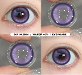 1 Pair Cosplay Color Contact Lenses for Eyes Anime Red Lenses Pink Halloween Cosmetic Contact Yearly Purple Eye Lenses