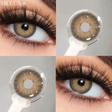 2PCS Contact Lenses for eyes Prescription Myopia yearly Dioptric Lens Siri-Series Cosmetic Color Lens Eye with degree