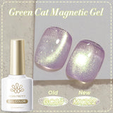 10ml Cat Magnetic Gel Sparkling Ultra Gold Glitter Soak Off UV LED Gel Nail Art Varnish Manicure Valentine's Day