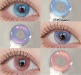 2pcs/pair Beauty Purple Contact Lenses for Eyes Myopia Colored Contact Lenses Natural Blue Lens Fashion Cosplay Pupils