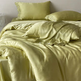 Lyocell Jacquard Soft Silky Cooling Bedding Set Single Double Queen King Duvet Cover Bed Sheet/Fitted Sheet Pillowcases 3/4Pcs