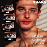 1 Pair Colored Contact Lenses for eyes/men Natural Look Fast Delivery BLUE Eye Lenses Gray Contact Green Eye Lenses