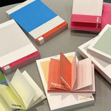 Mini Dopamine Notebook Weekly Memo Pad Non Sticky To Do List Mini Portable Notebook Cute Planner 50pcs Office School Accessories