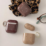 ins simple style coffee colored wine red khaki soft earphone shockproof bumper funda case for airpods 1 2 3 pro 2 silicone cover