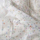 Lilys  Fre Floral Little Girl Cotton Bedding Set Tee Four Pieces Suite Snail Tower Pure Cotton Bed Linens for Kids