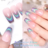 Auroras Cat Magnetic Gel Nail Polish Reflective Sparkling Glitter Semi Permanent Nail Art Soak Off LED UV Gel Varnis