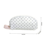 INS Polka Dot Pencil Case Shell Shape Multi-functional Stationery Storage Bag Large-capacity Pen Bag Students Gift
