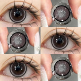 Color Contact Lenses for Eyes Real Looking Myopia Prescription Contacts Lense with Degree green Cosmetics Contact Beauty Pupil