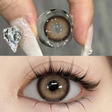 1Pair Brown Lenses Contact Lenses for Eyes Lenses softlenses Eye Lenses Korean style Lenses Yearly Color Eye Lens