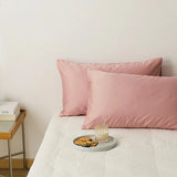 2pcs Simple Pure Cotton Large Pillowcase 60x80 Hotel Special Soft and Comfortable Gray and White Optional Home Essential