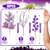 18Pcs Artificial Berry Branch Chritsmas Decoration Chritsmas Tree Ornaments for Home Decor Navidad New Year 2025 Decor Accessory