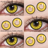 Halloween Color Contact Lenses Cosplay Red Eye Makeup Lenses Blue Pink Anime Eyes Contacts for Party Green Beauty Lens