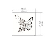 1 Sheet Butterfly Tattoo Sticker Waterproof Lasting Temporary Tattoo