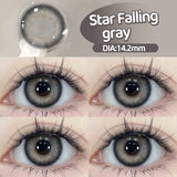 1 Pair Purple Beauty Colored contact lenses For Eyes Halloween Makeup Lens Pupils Fashion Big Eye Lenses Myopia Lenses