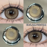 1 Pair Colored Contact Lenses for Eyes Natural Brown Contact Lenses Fashion Lenses Brown Eye Lens Softlenses