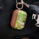 Cute Green Lawn Puppy Dog Shockproof Protective Case Cover for AirPods 1 2 3 AirPods Pro Pro 2 Soft Silicone Gloss Bumper Coque