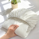 Solid Color Bed Hats Made of Puffon Yarn for Spring/Summer 2025 Skin-friendly Breathable Mattress Cover with Elastic Bedspread