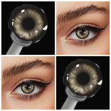 Colored Contact Lenses 2Pcs Natural Blue Half Yearly Cosmetic Small Pupil Color Contacts Beauty Eyes Lenses Wholesale