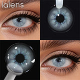 Colored Contact Lenses Lalens Van Gray Iris Brown Blue Green Color Contacts Eye Lens Eyes Half Year 2Pcs