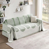 Chenille Sofa Covers Sectional Sofa Set Geometry Cover Couch with Tassel Covers Loveseat Futon Cover L Shaped Cover Washable