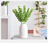 5Pcs/lot Faux 42 Heads Elephant Ear Leaf Plant Garde Wedding Decor Flower Arrangement Home Accessories Party Fake Green Plants