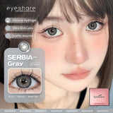 1Pair Gray Colorcon Contact Lenses for Eyes Beautiful Lenses Cosmetic Brown Pupils Blue Lens Green Eyes Contacts Yearly