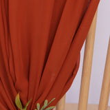 12PCS Chiffon Chair Sashes Wedding Chair Decoration 16x275cm Long For Wedding Aisle Decorations Party Banquet Event Baby Shower
