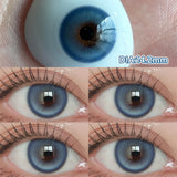 1 Pair Myopia Color Contact Lenses for Eyes with Prescription Makeup Eye Color Lenses Beauty Pupils Fashion Blue Lenses