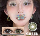 1 Pair Fashion Colored Contact Lenses Korean Brown Contact Lenses High Quality Natural Cosmetic Pupils Lenses Annual