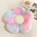 Cartoon Sunflower Small Kids Seat Cushion Home Decor Sofa Pillow Girl Plush Soft Little Cushion Bay Window Cojin Lumbar