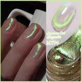 Auroras Cat Magnetic Gel Nail Polish Reflective Sparkling Glitter Semi Permanent Nail Art Soak Off LED UV Gel Varnis