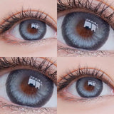 2pcs Cyberpunk Blue Contact Lenses for Eyes Beauty Eye Color lenses Natural Gray Lens Fashion Color Pupils Myopia Lenses