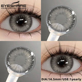 2pcs Natural Color Contact Lenses for Eyes Gray Lenses Colorcont Korean Lenses Yearly Beauty Brown Eye Contacts Lens