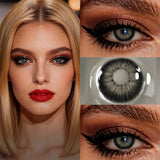 Eye Eyes Color Contacts Colored Contact Lenses Lens Daily Prescription Cosmetics Myopia Natural 2Pcs 12 Months 1 Year
