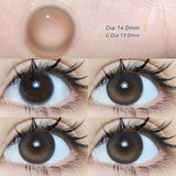2pcs Gradient Green Contact Lenses Natural Color Pupils Coffee Pearl Lenses Makeup Color Eye Lenses Brown Lens Gray Lens