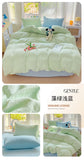 Solid Color Bedding Set Kids Twin Full Queen Size Washed Cotton Single Couple Duvet Cover Set Quilt Cover Pillowcases Bed Linen