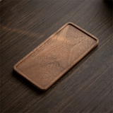 Multi-Function Wooden Tea Tray Rectangular No Splicing Serving Tray Snack Fruit Tray Coffee Serving