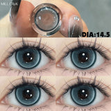 1 Pair Korean Lenses Colored Contact Lenses with Prescription Myopia Lenses with Degree Blue Lenses Fast Shipping