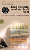 New All-cotton Class A Striped Washed Cotton Quilt Cover Skin-friendly and Comfortable Bedding Covers 160X210 220X240