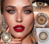 1 Pair Brown Color Series Contact Lenses for Eyes Fashion Natural Lenses High Quality Soft Lens Cosmetics Pupils Yearly