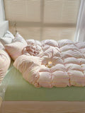 Romantic Dry Flowing Sand Full Cotton Double Layered Bedding Set 4-Piece Spring Soft Naked Sp Bed Canopy Sle