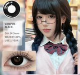 2pcs Halloween Colored Cosplay Contacts Lenses for Eyes Yearly Anime Lens Cosplay Eyes Contacts White Mesh Blind Lens