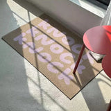 PVC Letters Doormat Cuttable Welcome Entrance Rug Hallway Mat Carpet Area Anti Dust Floor Tidy Clean Pad Aesthetic Home Decor